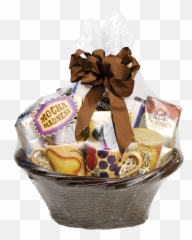 Plastic Bag Shrink Around Basket - Gift Basket Shrink Wrap Png,Plastic Wrap Png