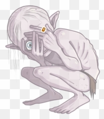 Sticker Maker - Lord Of The Rings Gollam Cartoon Png,Gollum Png