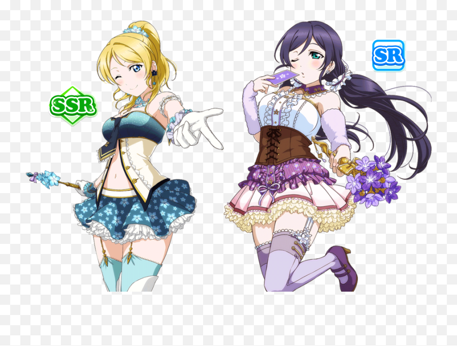 Download Eli Ayase Hd Png - Ssr Pure Card Transparent,Eli Ayase Transparent