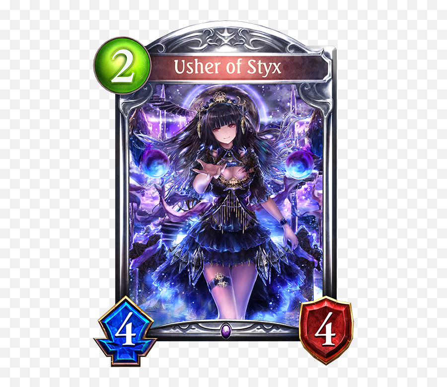 Download Hd Unevolved Usher Of Styx Evolved - Shadowverse Cards Png,Usher Png