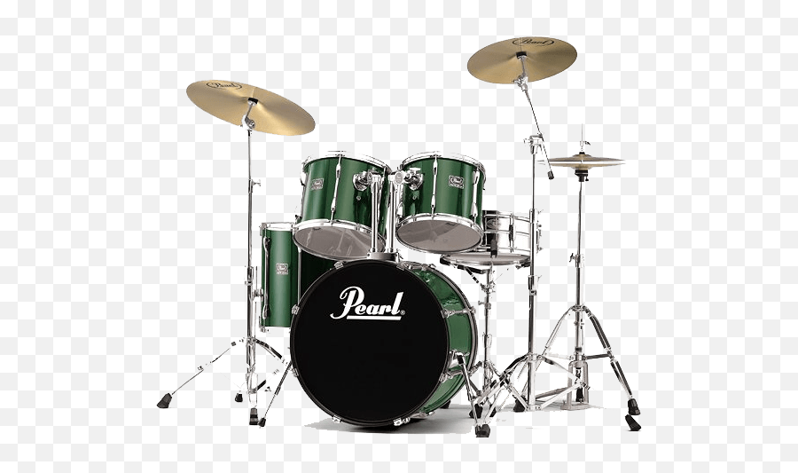 Drums Green Pearl Transparent Png - Stickpng Transparent Background Drum Set Png,Pearl Transparent Background
