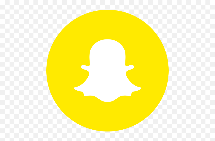 Free Icons - Circle Transparent Png Snapchat Logo,Snapchat Logo Vector