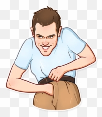 Jim Carrey - Jim Carrey Stickers Telegram Png,Jim Carrey Png