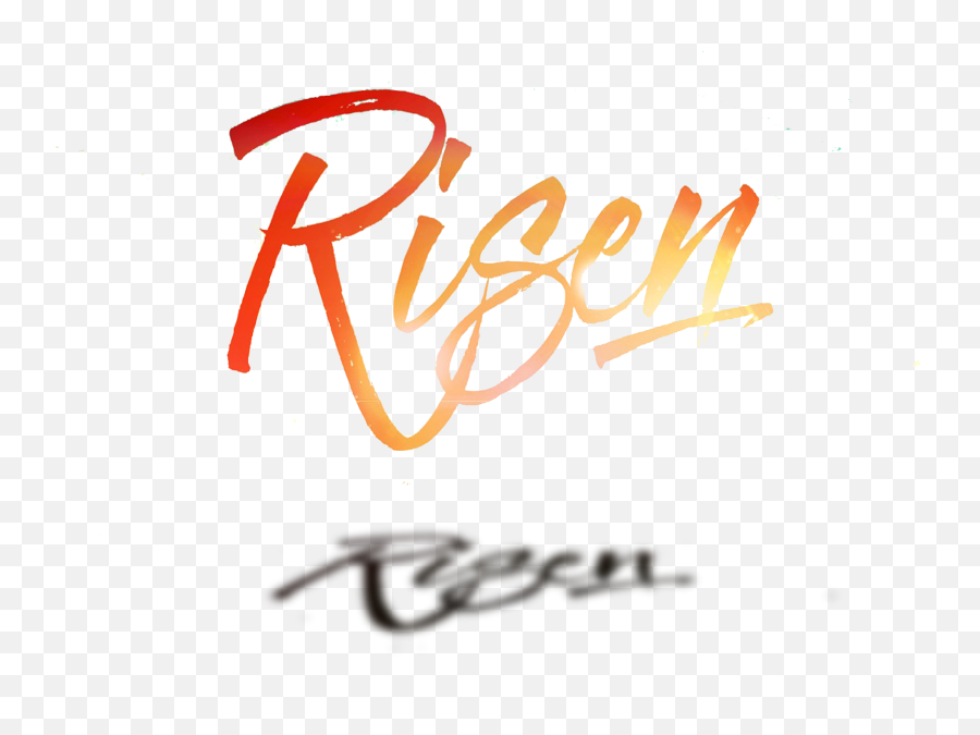 Calligraphy Clipart - Dot Png,He Is Risen Png