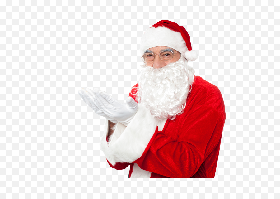 Santa Claus Holding Hands Left Png Image - Purepng Free Free Use Santa Claus,Santa Beard Transparent Background