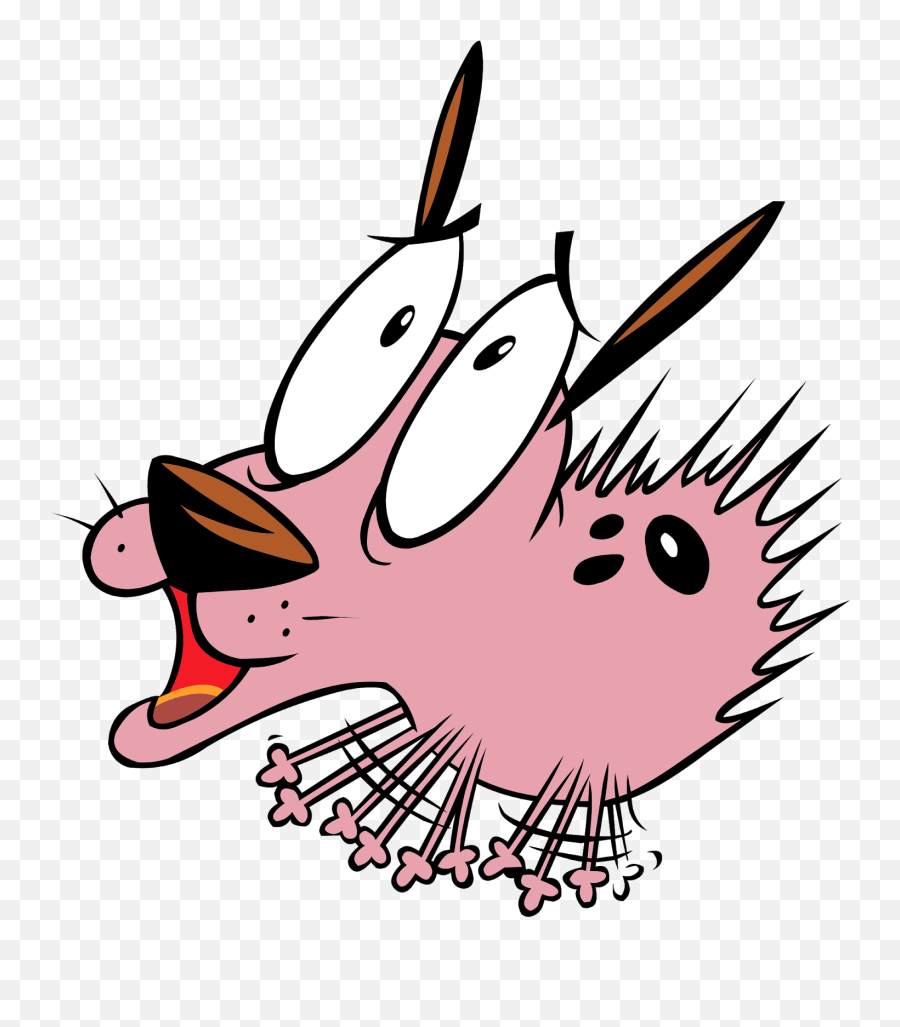 Download Courage The Cowardly Dog - Scared Courage The Cowardly Dog Png,Courage The Cowardly Dog Png