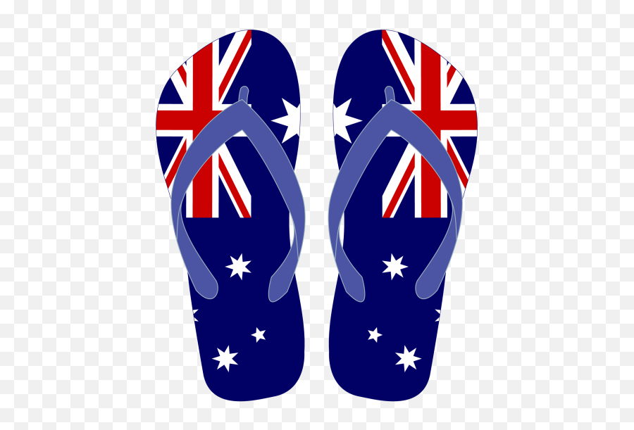 Flip Flops Australian Flag Free Stock - Australian Made Logo Png,Flip Flops Transparent Background