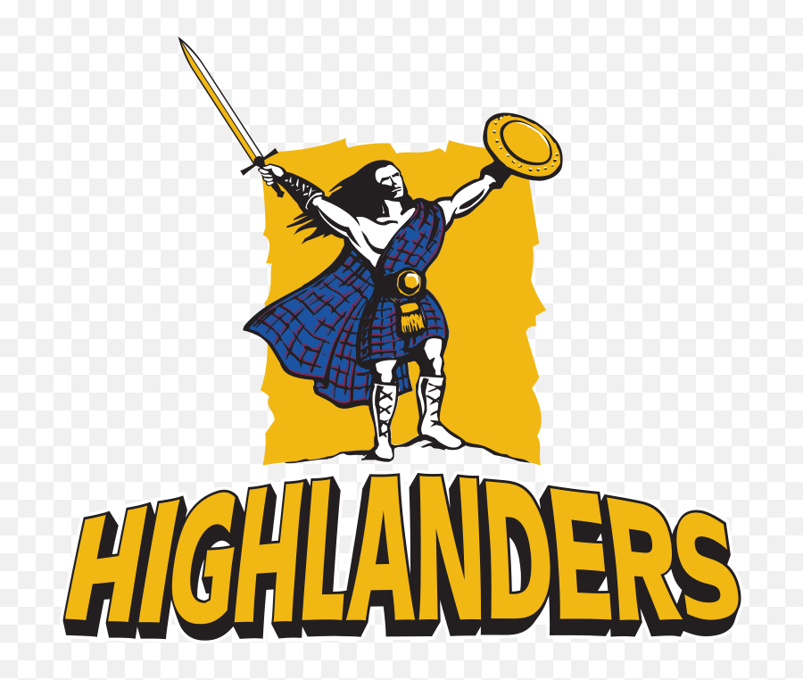 The Highlanders Logo And Symbol - Highlanders Rugby Emblem Png,Warrior Cat Logos