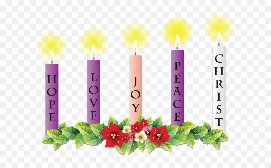 Advent Wreath Png - Five Candles Of Advent,Advent Wreath Png
