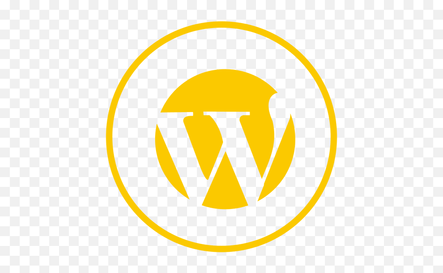 Wordpress Ring Icon - Yellow Instagram Logo Transparent Background Png,Wordpress Icon Png