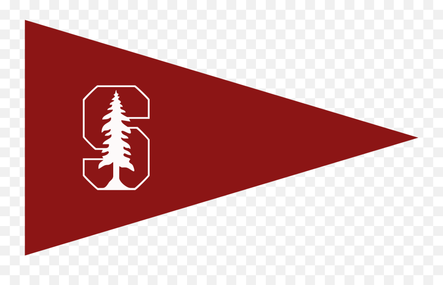 Burgee Of Stanford University - Stanford Sailing Burgee Png,Stanford Logo Transparent