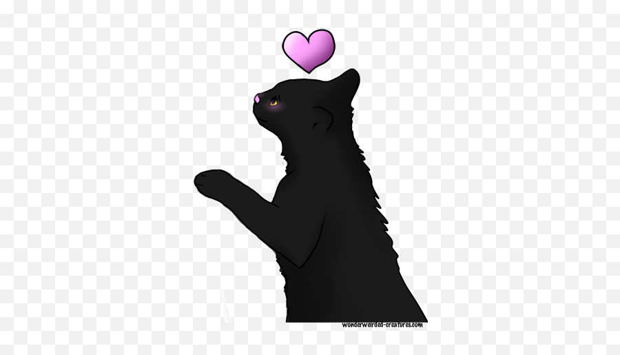 Black Cat Cartoon Valentine Cartoonechou0027s Cute - Lovely Png,Black Cat Clipart Png