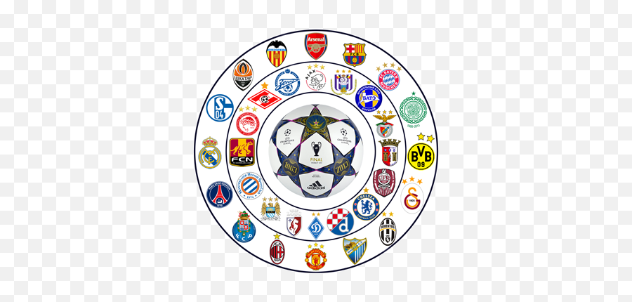 Uefa Champions League Teams Png U0026 Free - Uefa Champions League Logo Team,Champion League Logo