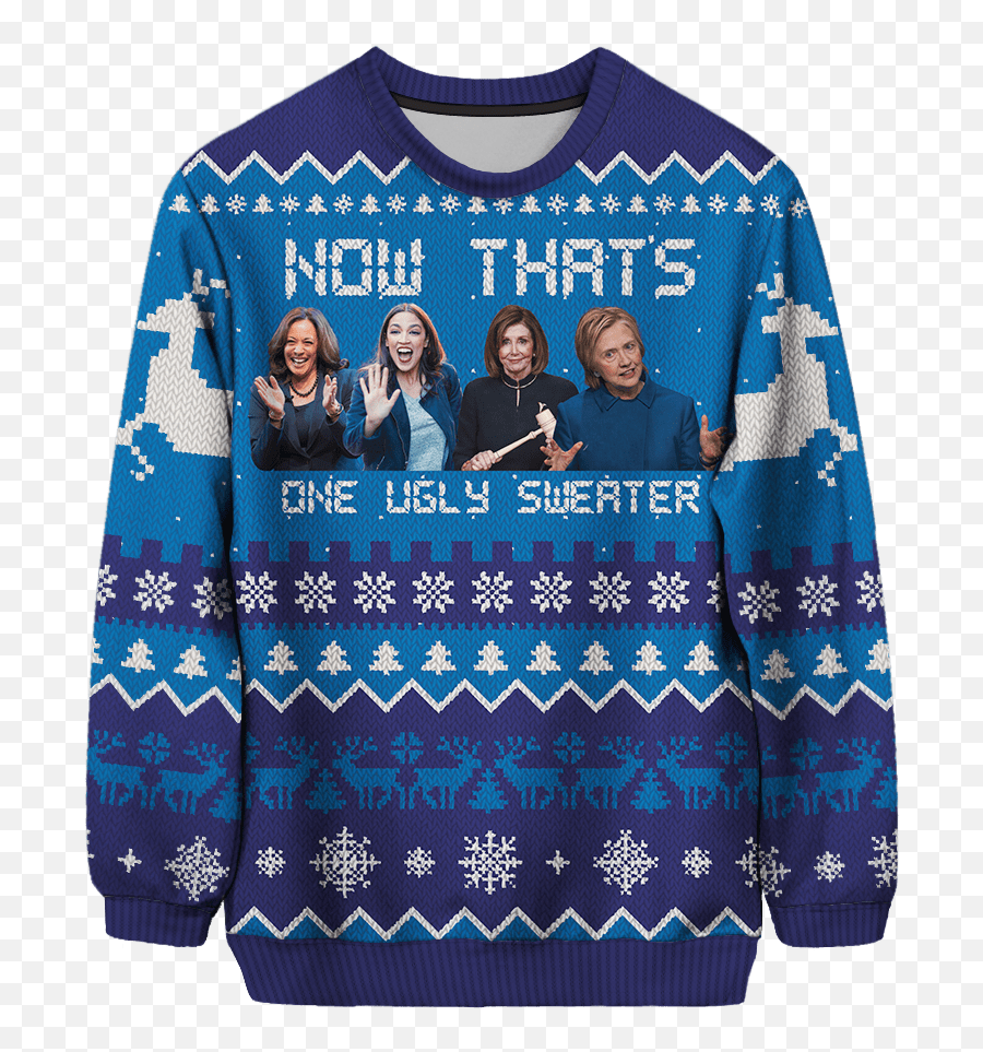 Thatu0027s One Ugly Christmas Sweater American Af - Aaf Nation Long Sleeve Png,Ugly Christmas Sweater Png