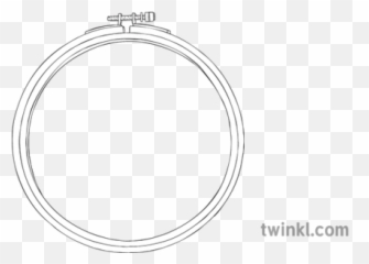 Embroidery Hoop Illustration - Twinkl Transparent Embroidery Hoop Png,Embroidery Png