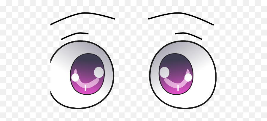 1 - Anime Eyes Png Cartoon,Big Eyes Png