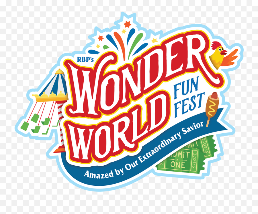 Wonder World Funfest Vbs 2021 - Wonderworld Fun Fest Png,Answers In Genesis Logo