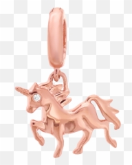 Diamond Accent 10k Rose Gold - Unicorn Png,Gold Unicorn Png