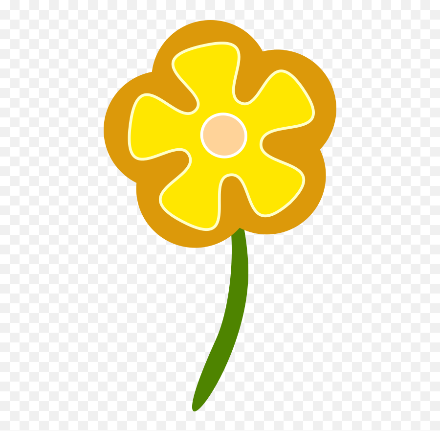 Download Free Png Simple Flower - Simple Clipart Vector Flower,Simple Flower Png