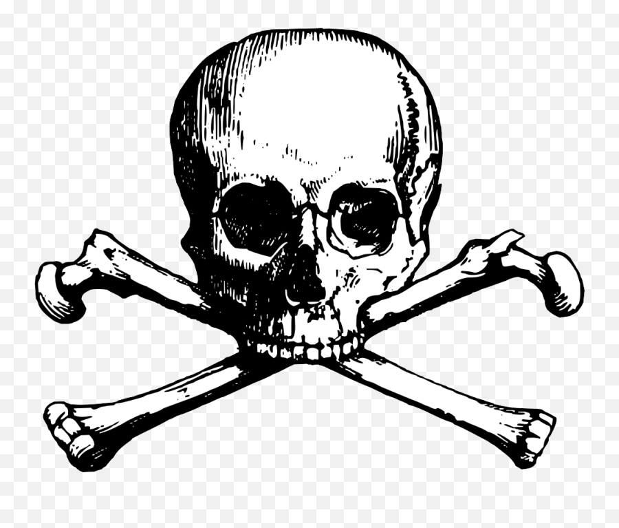 Cross And Skull Bones Png Format - Skull And Bones Png,Skull Png Transparent