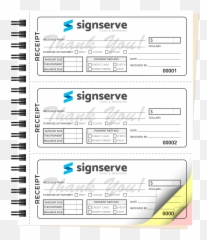 Custom Carbonless Ncr Receipt Books Png