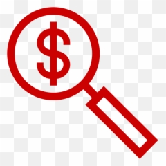 Redefining Star Measure Approaches For Low Income Subsidy - Magnifying Glass With Dollar Sign Clipart png