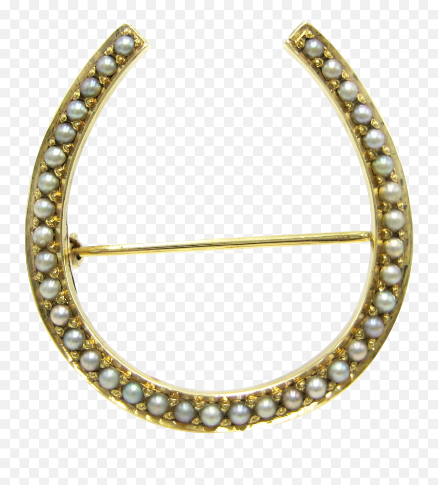 Gold Horseshoe Png - Antique Seed Pearl 14 Karat Gold Ankara Sosyal Bilimler Üniversitesi Logo,Horseshoe Png