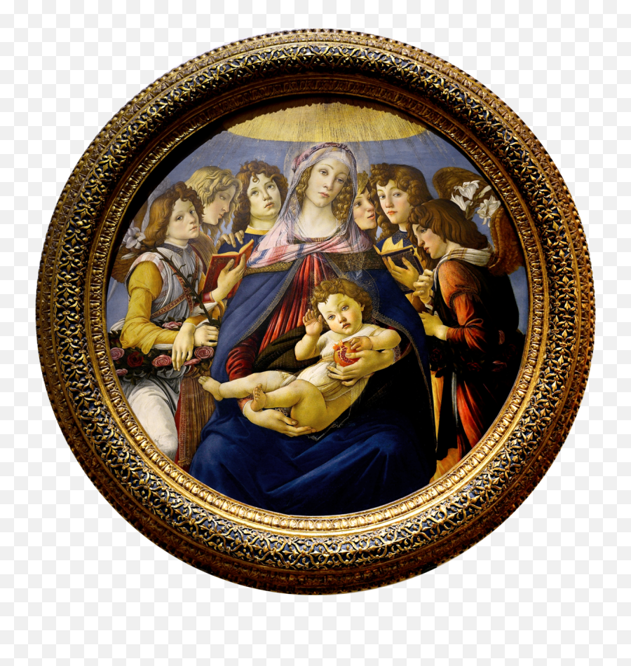 Madonna Of The Pomegranate - Wikipedia Botticelli Madonna Of The Pomegranate Png,Madonna And Child Icon