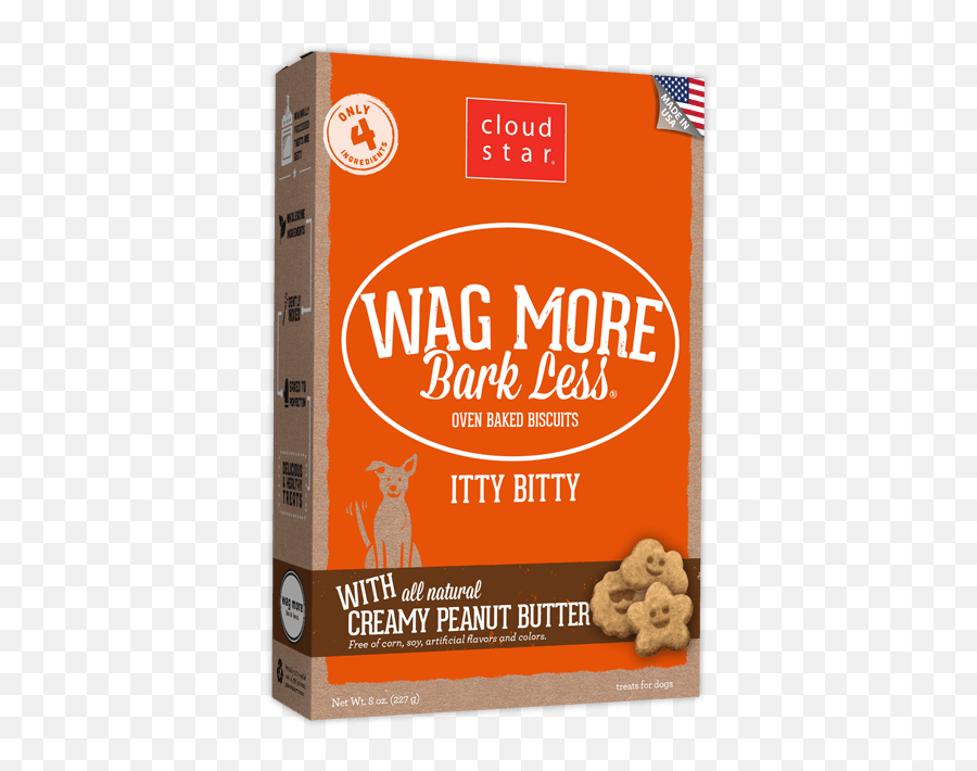 Cloud Star Itty Bitty Buddy Biscuits Peanut Butter Dog Treats - Wag More Bark Less Dog Treats In Boxes Png,Make Aim Buddy Icon