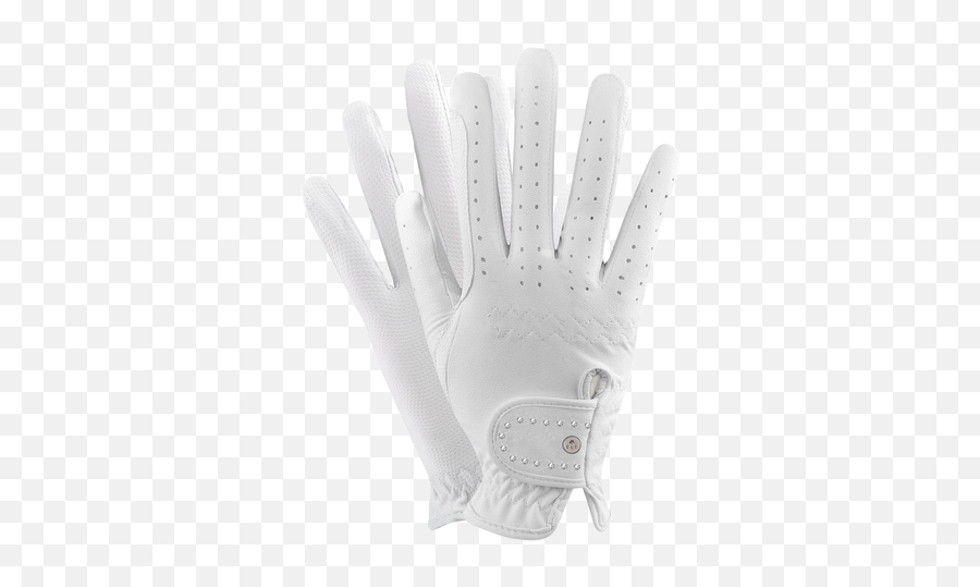 Gloves The Collected Pony - Guantes Blancos Hipica Png,Icon Pursuit Gloves White Men's