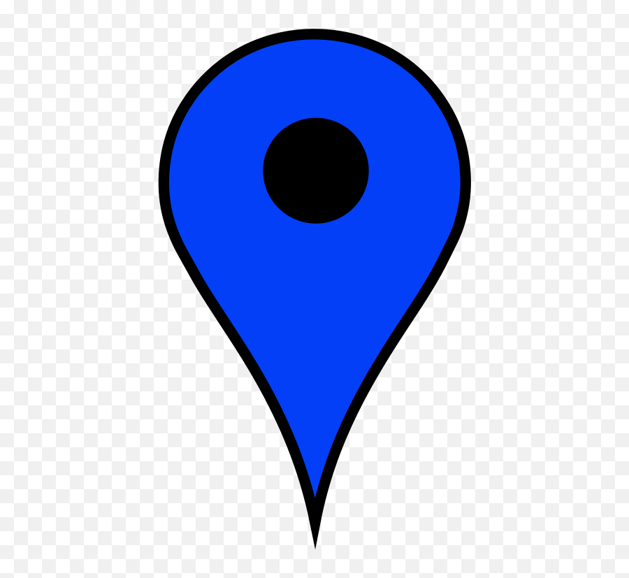 Map Pin Blue Png Svg Clip Art For Web - Download Clip Art Blue Google Maps Pins,Google Map Icon Color
