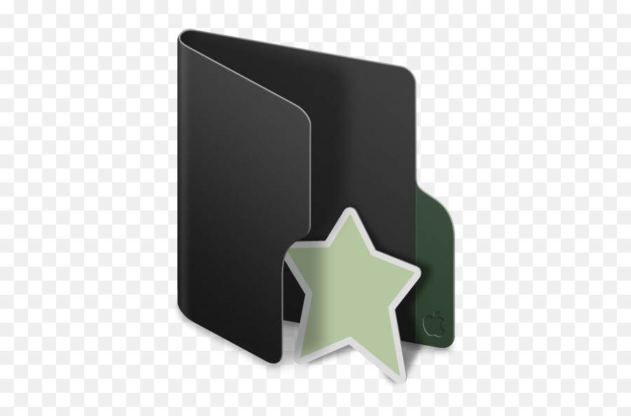 Black Folder Favourite Icon Png Transparent Background - Solid,Favorites Icon