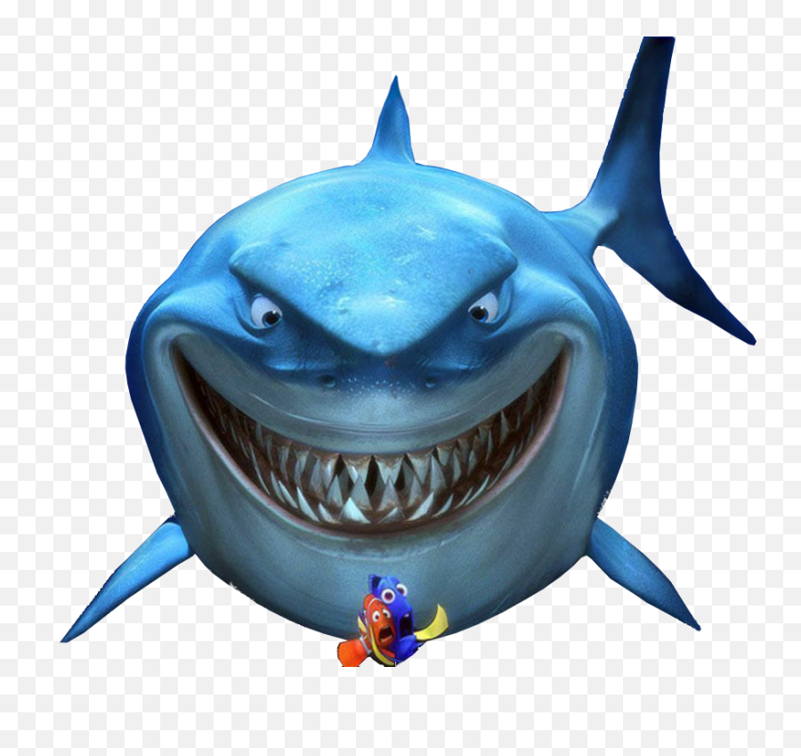 Download Blue Shark Nemo Free Clipart Hd Hq Png Image - Bruce Finding Nemo,Shark Tooth Icon