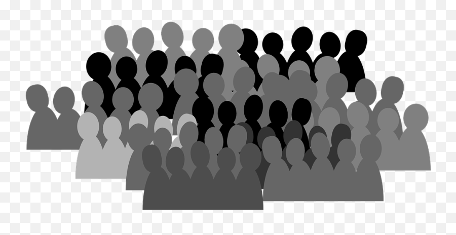 Crowd Mass People - People Clipart Transparent Background Png,Crowd Of People Png