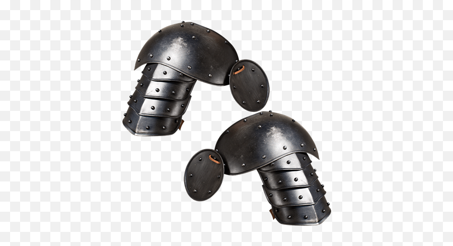 Steel Pauldrons Spaulders And Medieval By - Medieval Pauldron Png,Icon Field Armor Shin Guards