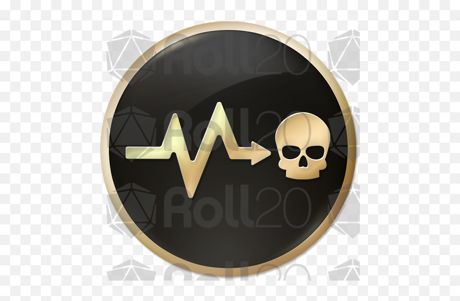Sidequest Battlemaps Status Markers Golden Version Roll20 - Symbol Aaa Logo Png,Darkest Dungeon Skull Icon