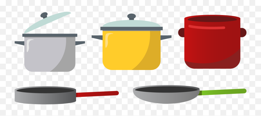 Kitchen Pan Illustrations Vector Set Graphic By 1tokosepatu - Graphics Png,Frying Pan Vector Icon