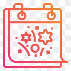 Happy New Year - Free time and date icons png