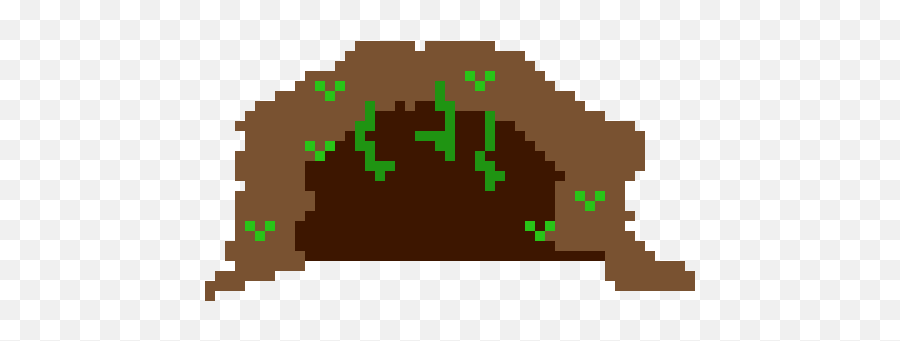 Cave Entrance Pixel Art - Cave Entrance Pixel Art Png,Cave Png