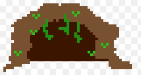 Cave Entrance Pixel Art - Cave Entrance Pixel Art Png,Cave Png