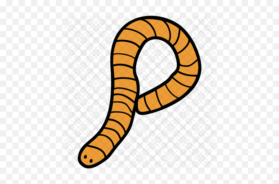 Earthworm Icon Of Doodle Style - Earthworm Icon Png,Earthworm Png