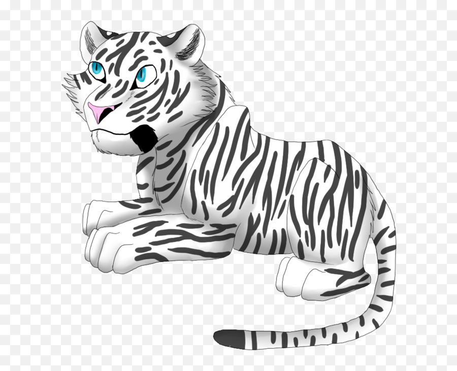 Tigre Blanco En Png Image - Tigre Blanco Animado Png,Tigre Png