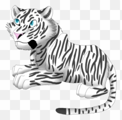 Tigre Blanco En Png Image - Tigre Blanco Animado Png,Tigre Png
