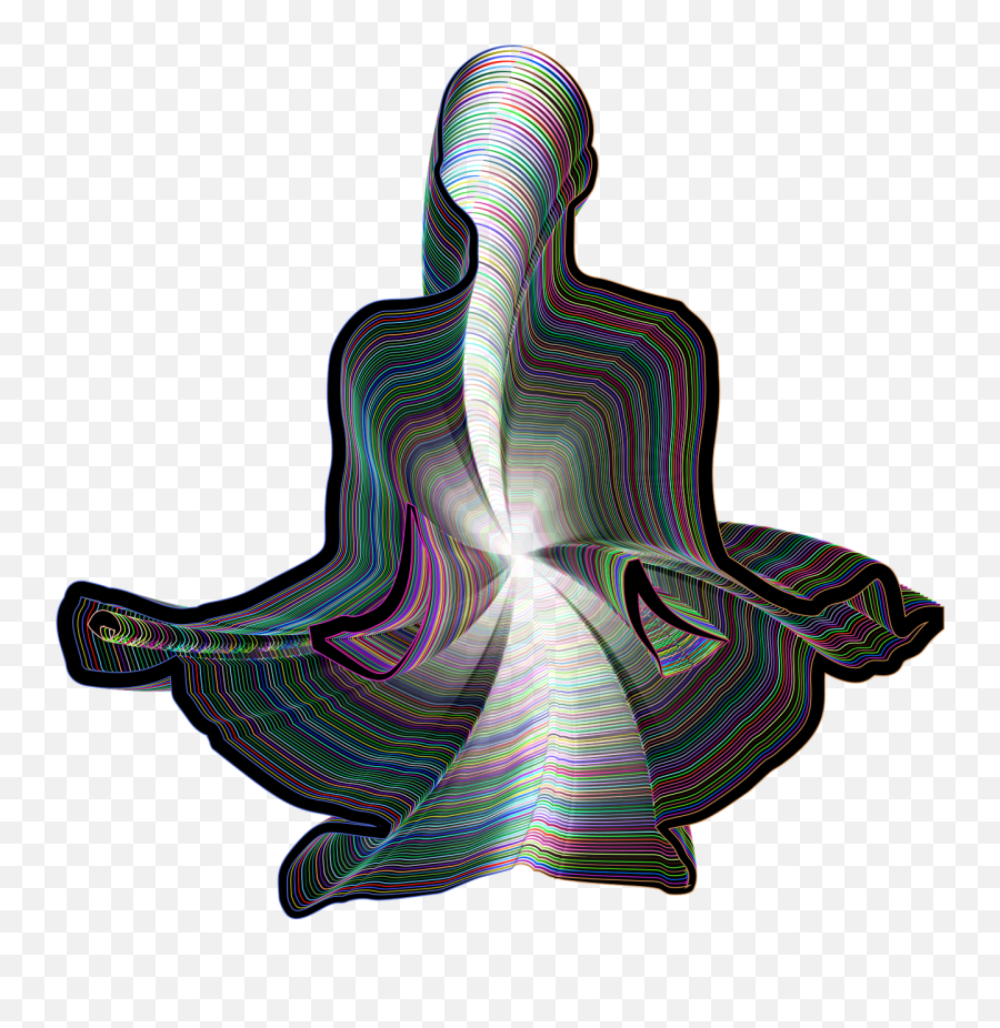 Meditation Yoga Silhouette Line - Meditation Art Pixabay Png,Meditation Png