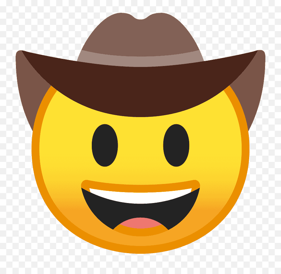Cowboy Hat Face Icon - Emoji Cowboy Png,Cowboy Emoji Png