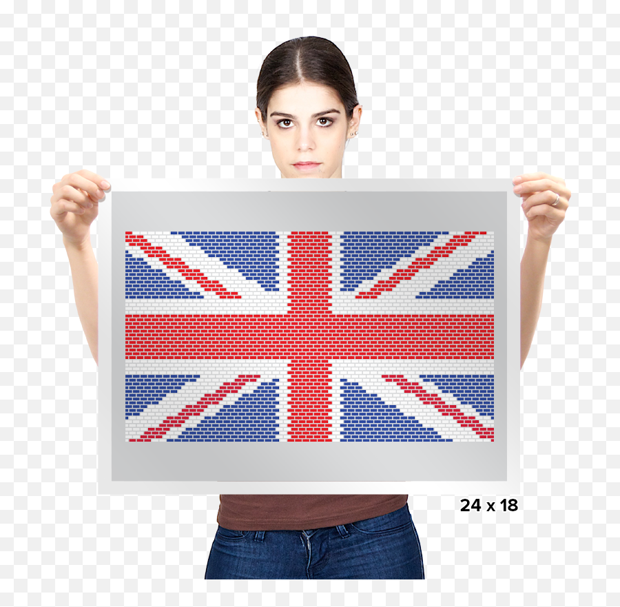 Uk Union Jack Mario Bricks Flag Shirt - The Home Of The Kelpies Png,British Flag Png
