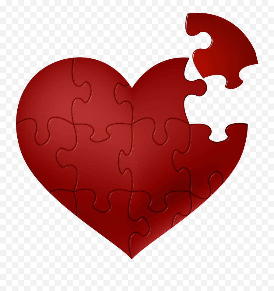 Heart Decoration Png Image Breaks - Free Image On Pixabay Transparent Heart Puzzle Piece,Decoration Png