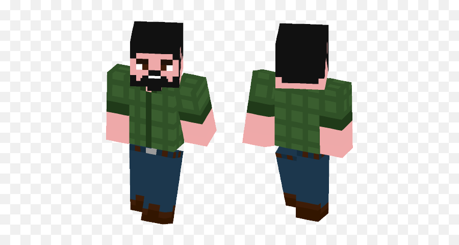 Download The Last Of Us Joel Minecraft Skin For Free - Rick Grimes Minecraft Skin Png,The Last Of Us Png