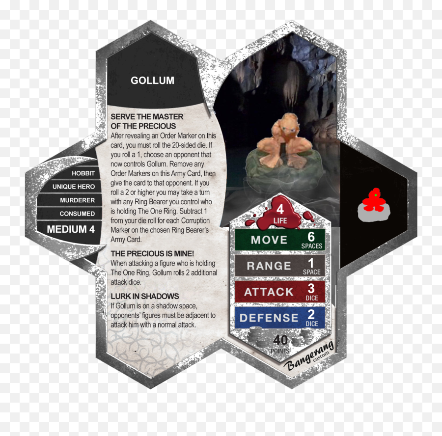 The Book Of Gollum - Gandalf Heroscape Png,Gollum Png