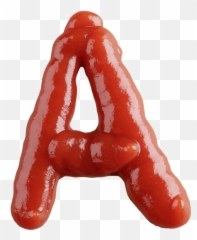 Download Fresh Ketchup Font - Letter Full Size PNG Png
